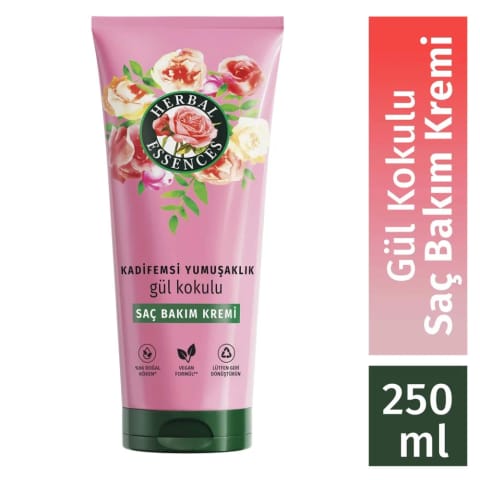 Herbal Essences نرم‌کننده مخملی با رایحه گل رز ۲۵۰ میلی‌لیتر