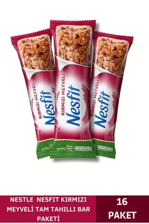 Nesfit Bar غلات کامل با میوه قرمز 16×23.5g