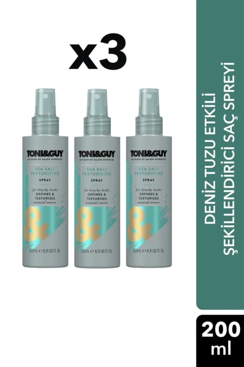 Toni&Guy نمک دریا افکت حالتدهنده اسپری مو 3×200 میلیلیتر
