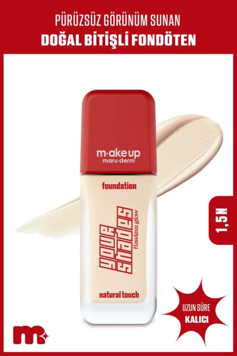 Maru.Derm Make Up نیمه مات بلند ماندگار با ظاهری صاف و یکدست