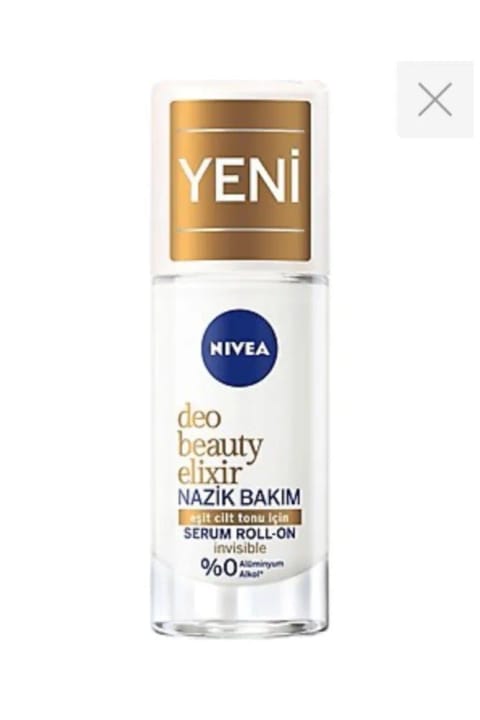 NIVEA رول‌آن زنانه بیوتی الیکسیر مراقبت ملایم ۴۰ میلی‌لیتر