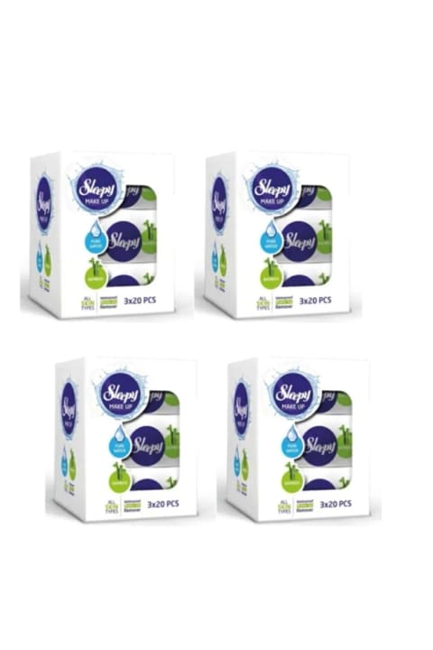 دستمال پاککننده آرایش Sleepy 12 بسته 20 عددی (مجموعاً 240 برگ)