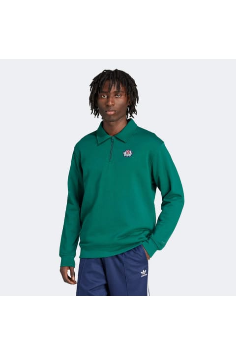 سویشرت پولو مردانه adidas Varsity سبز (JX8171)