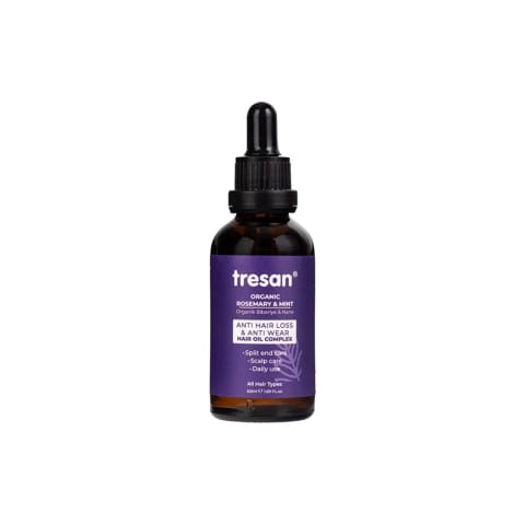 Tresan Organic Rosemary & Mint Anti-Shedding and Anti-Damage Hair Care Oil Complex 50 ml