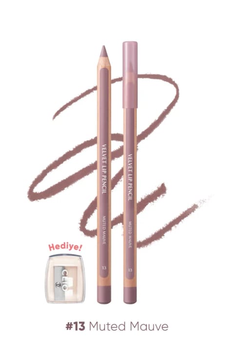 مداد لب CLIO با فرمول کرمی و تراش همراه — 13 Muted Mauve