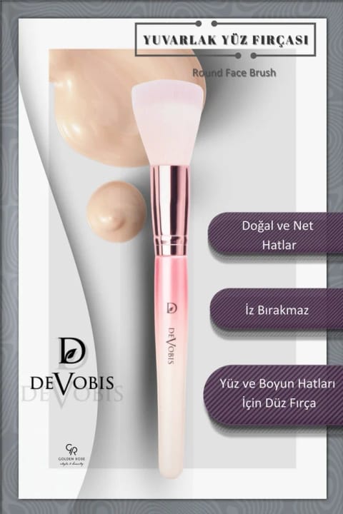 Golden Rose Devobis برس صورت گرد