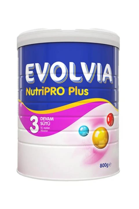 Evolvia Nutripro Plus 3 ادامه شیر 800 گرم