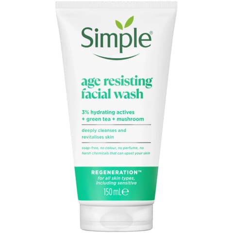 Simple Regeneration ژل شستشوی صورت ضد پیری ۱۵۰ میلی‌لیتر
