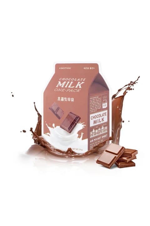 ماسک ورقهای صافکننده میسا (شکلات-شیر) A'pıeu Chocolate Milk On...