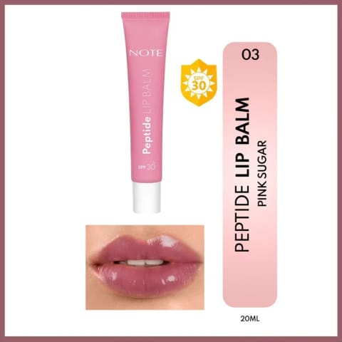 نوته لیپ بالم پپتاید SPF30 شماره 03 شکر صورتی