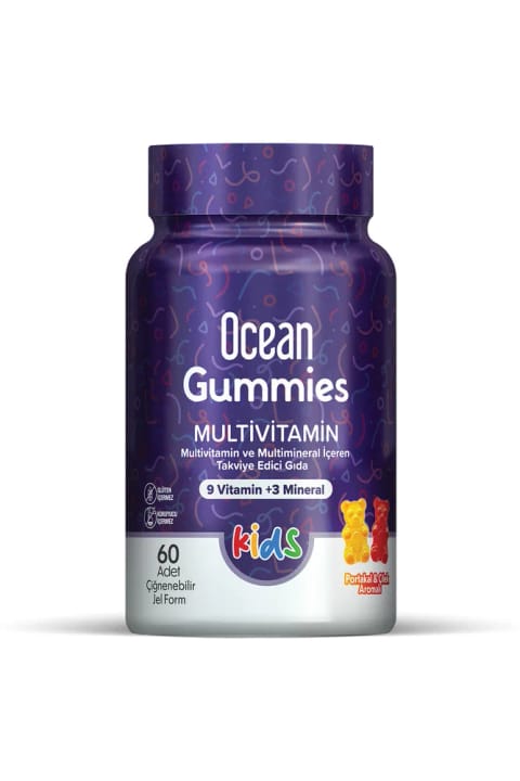 Ocean Gummies مولتیویتامین کودکان ۶۰ عدد ژلهای جویدنی