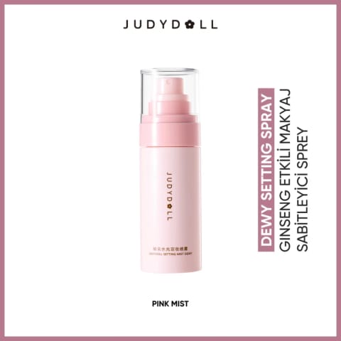 اسپری تثبیتکننده آرایش Judydoll با جینسینگ Pink Mist