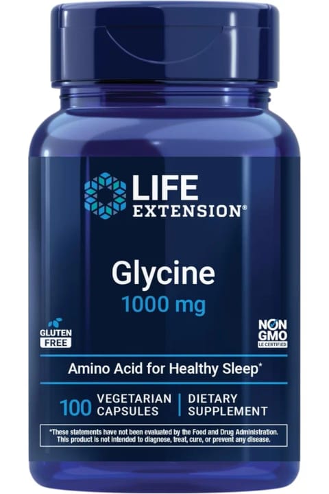 Life Extension Glycine، 1000 mg 100 کپسول، محصول آمریکا - DaphneLabs
