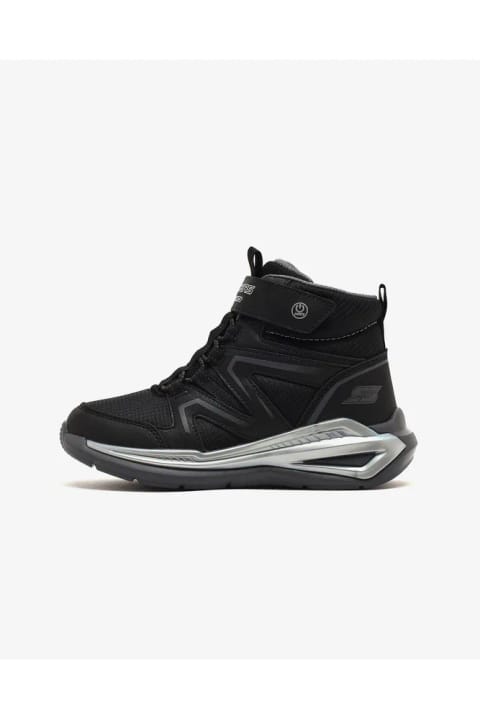 SKECHERS TRI-NAMICS 2.0 چکمه مشکی چراغدار پسرانه بزرگ