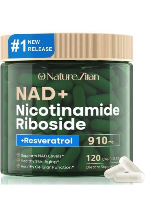 NATURE ZIRAN Natureziran NAD+ Resveratrol 910 mg 120 کپسول ساخت آمریکا Daphn...