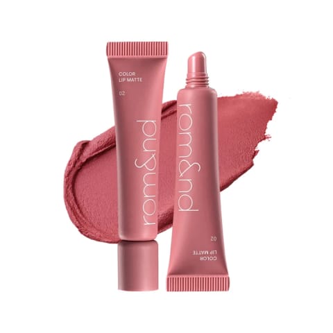 رژ لب مات مایع rom&nd Color Lip Matte 02 Hush Grape
