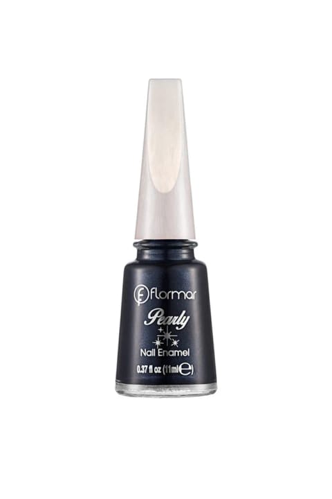 Flormar Oje - Pearly Nail Enamel PL398 آبی مشکی