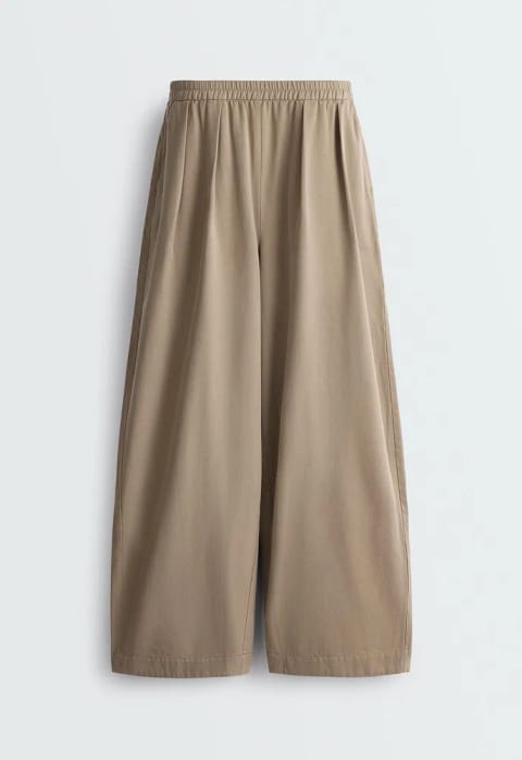 Tapered Pleat Trousers