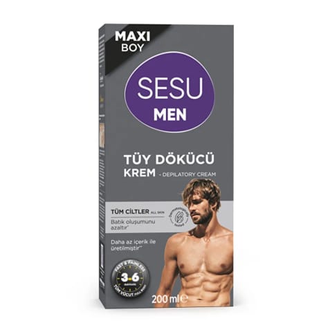 Sesu Men کرم موبر برای انواع پوست 200 میلیلیتر