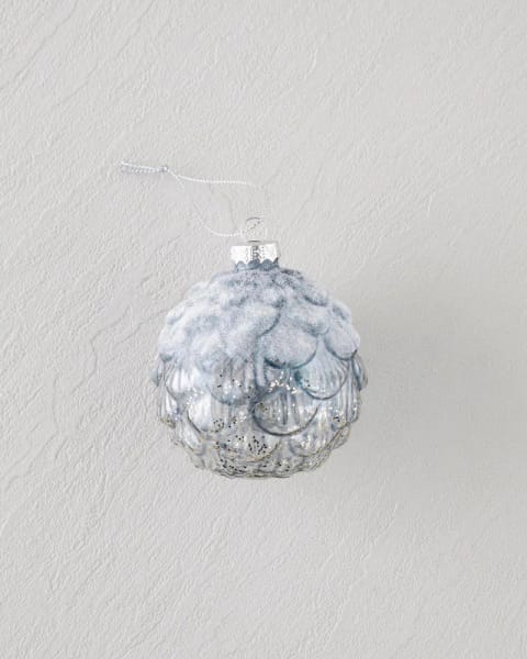 تزئین درخت کریسمس Belinda 8x8x8 سانتی‌متر خاکستری