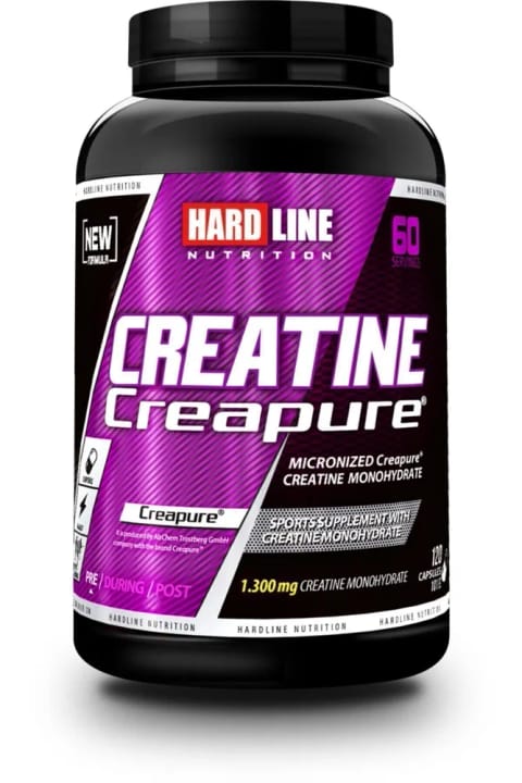 Hardline Creapure 120 قرص کراتین