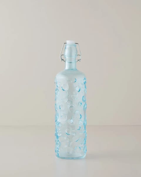 بطری شیشه‌ای Corin 1000 ml فیروزه‌ای