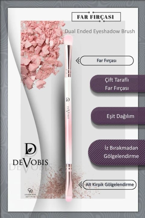 براش سایه چشم دوطرفه Golden Rose Devobis