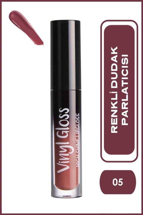 Golden Rose Vinyl Gloss High Shine Lipgloss 05 براق کننده لب فوق العاده درخشان