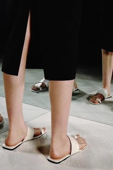 Zara صندل تخت چرم نسخه محدود