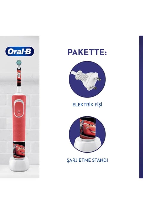 Oral-B مسواک شارژی کودکان D100 سری ویژه Cars