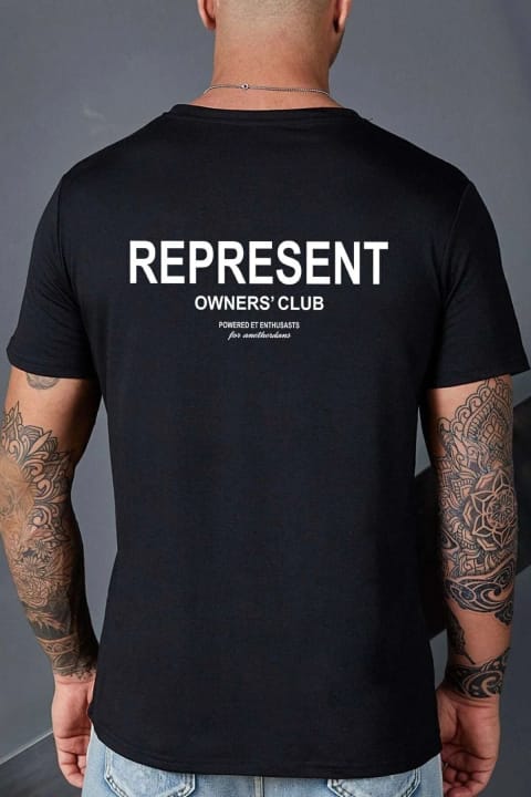 تیشرت چاپی Represent یونیسکس uyguntarz