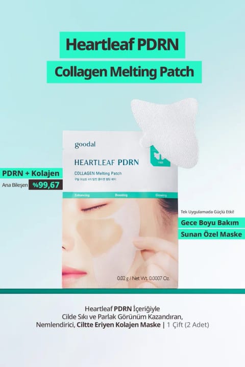 گودال ماسک کلاژن ذوبشونده Heartleaf PDRN Collagen