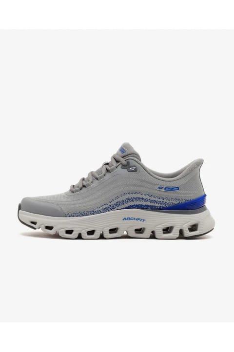 SKECHERS ARCH FIT GLIDE-STEP WAVE کفش اسپرت مردانه طوسی 233194 GYBL