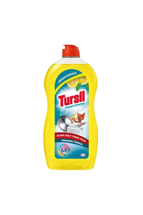 Tursil مایع ظرفشویی دستی لیمو 1500 میلی‌لیتر
