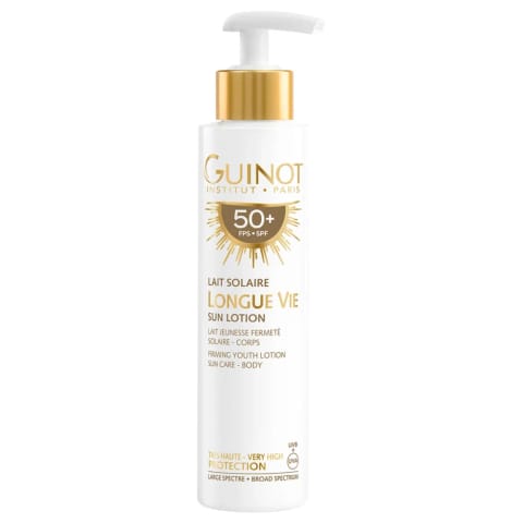 Guinot Longue Vie Soleil لوسیون بدن ضدآفتاب SPF 50+ حجم 150 میلیلیتر