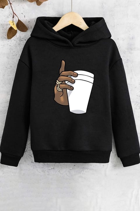 سویشرت چاپی Tupac قهوهای کودک uyguntarz