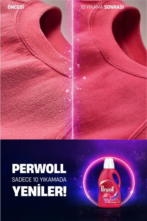 Perwoll مایع لباسشویی احیاگر رنگ‌ها 2x1.485ml