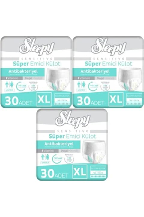 Sleepy Sensitive شورت جاذب سایز XL بسته ۹۰ عددی (۳×۳۰)