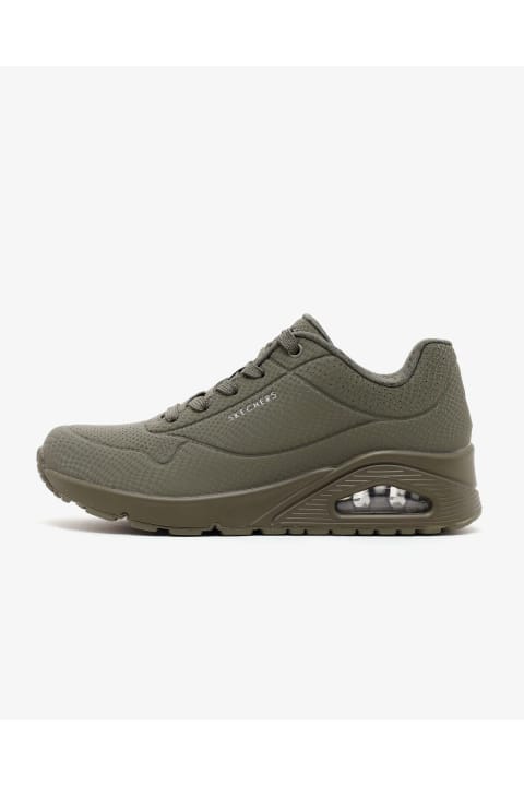 کفش اسنیکر زنانه SKECHERS UNO - SHINY SCALE رنگ زیتونی مدل 177861TK OLV
