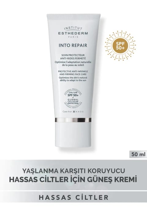ایستیتودرم Into Repair ۵۰ میلیلیتر – ضدآفتاب ترمیمکننده برای پوستهای حساس