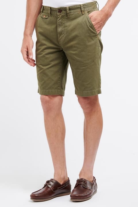 شلوارک کاپری Barbour Neuston Twill Gn61 Green