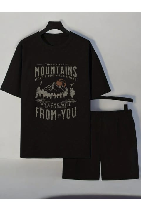 ست شورت طرحدار Unisex From You uyguntarz