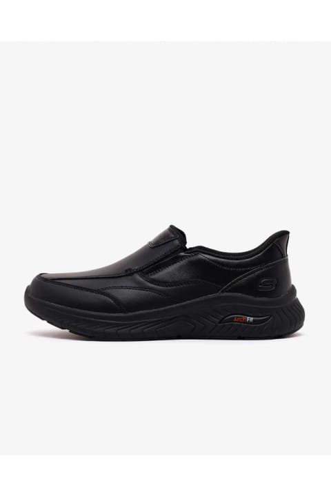 SKECHERS ARCH FIT CROSSER کفش روزمره مشکی مردانه 205869 BBK
