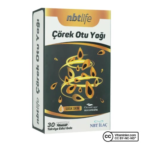 Nbt Life روغن سیاهدانه 30 کپسول