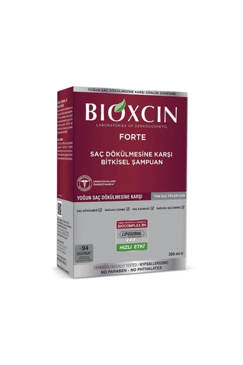 شامپو فورته ضد ریزش شدید مو Bioxcin برای همه انواع مو