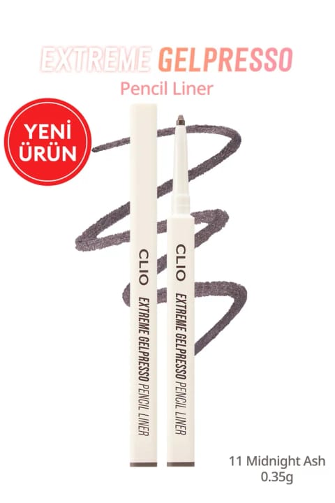 مداد خط چشم CLIO Extreme Gelpresso Pencil — 11 Midnight Ash