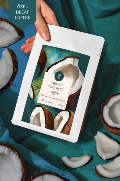 Mim and More Decaf Coconut Coffee - قهوه بدون کافئین با طعم نارگیل