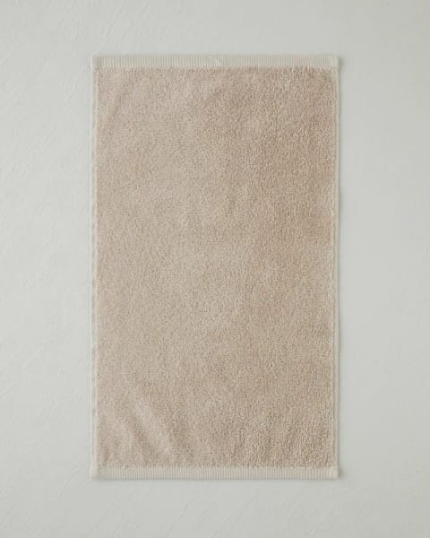 حوله دستی Cotton Line ۱۰۰٪ پنبه ۳۰×۵۰ سانتی‌متر بژ روشن