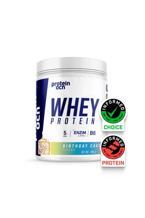 Proteinocean Whey Protein طعم کیک تولد - 400 گرم - 16 سروینگ