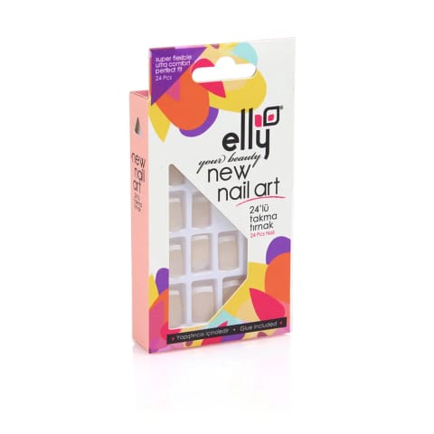 ناخن مصنوعی Elly مدل ELLYNAIL0074 بسته ۲۴ عددی